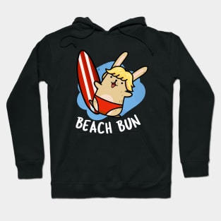 Beach Bun Funny Bunny Puns Hoodie